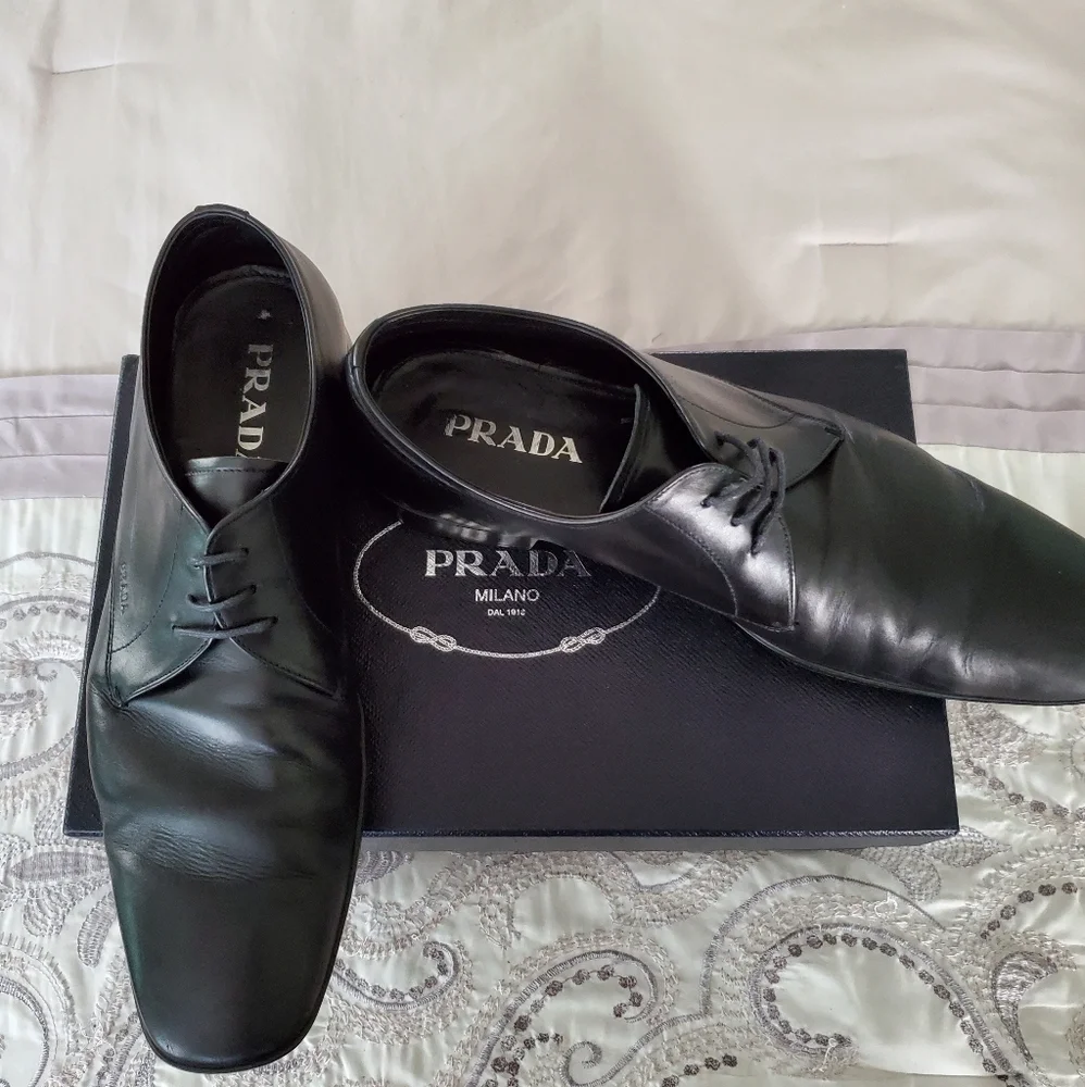 Men's black Prada shoes